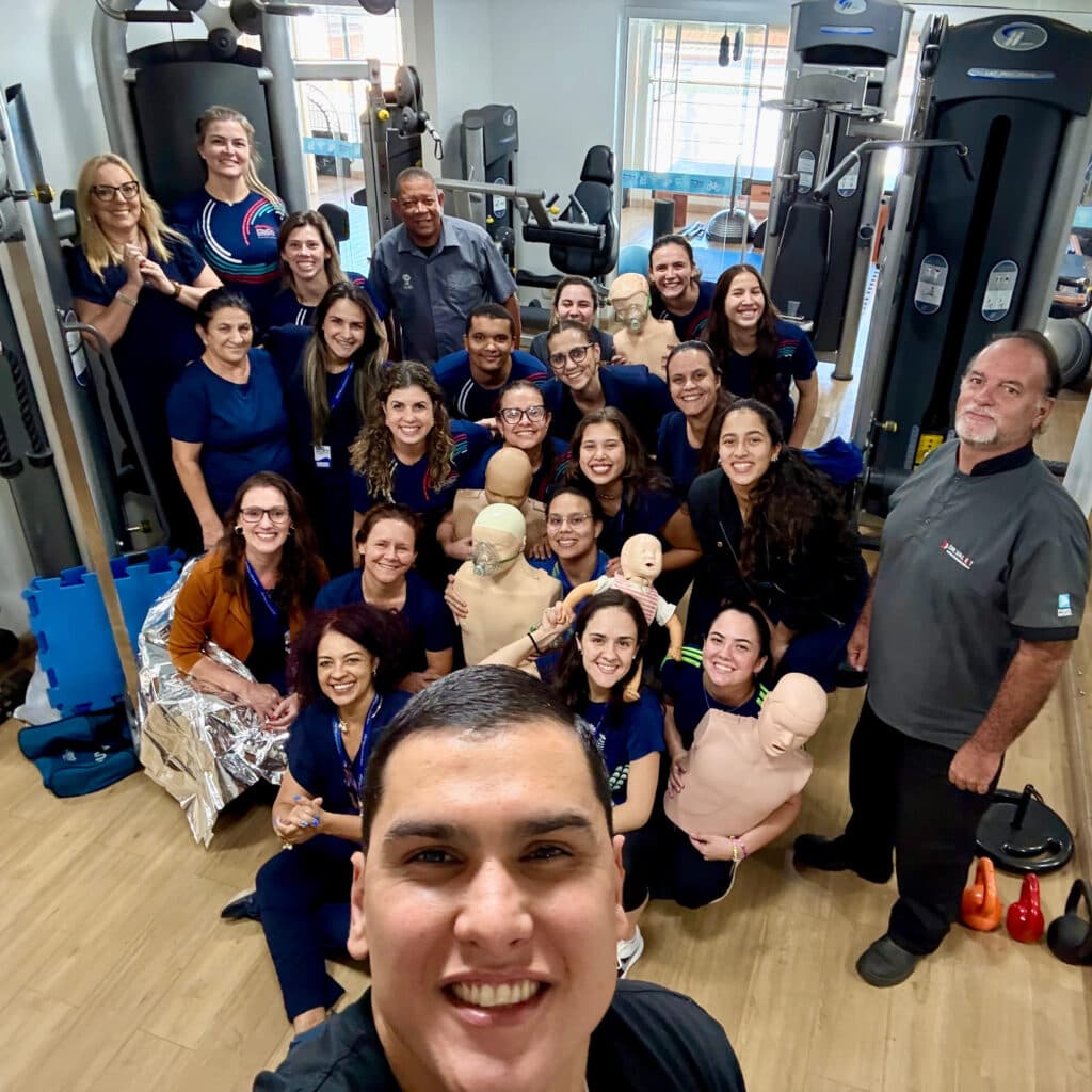 Primeiros socorros realizado pela Safety Rescue