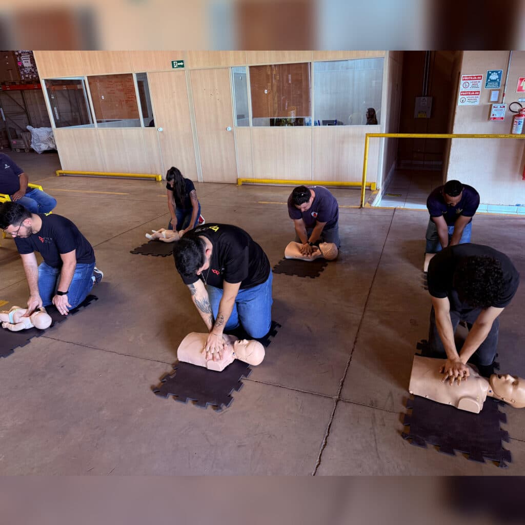 Primeiros socorros realizado pela Safety Rescue