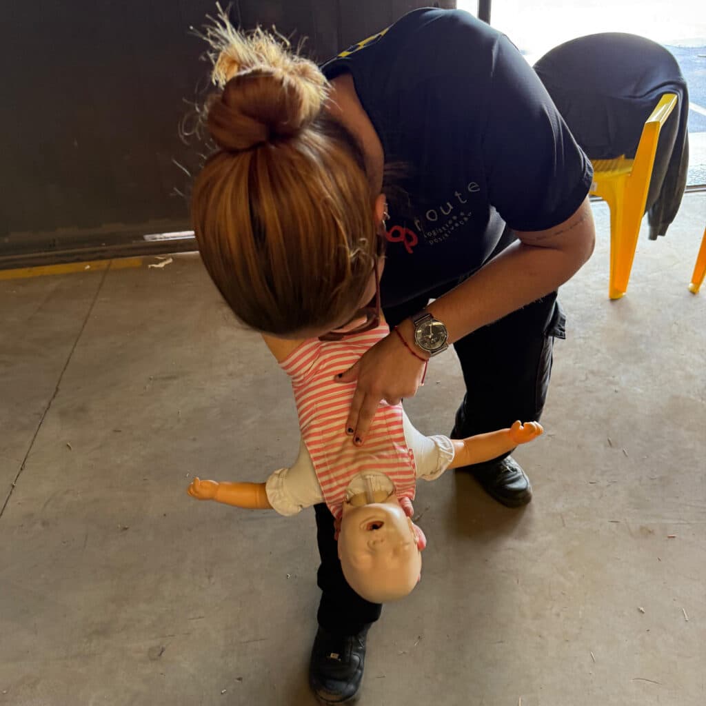 Atendimento infantil realizado pela Safety Rescue